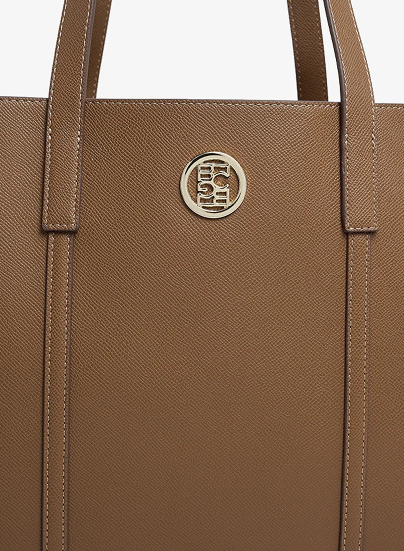 BCBG Brown Logo Detail Shoulder Bag for Women | Best Price UAE